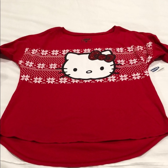 Old Navy Other - Girls Hello Kitty 3/4 sleeve shirt